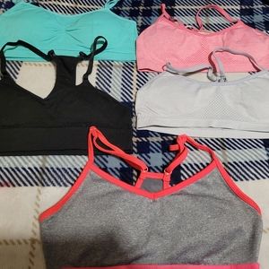 Girls size Large Sports bra lot with padding